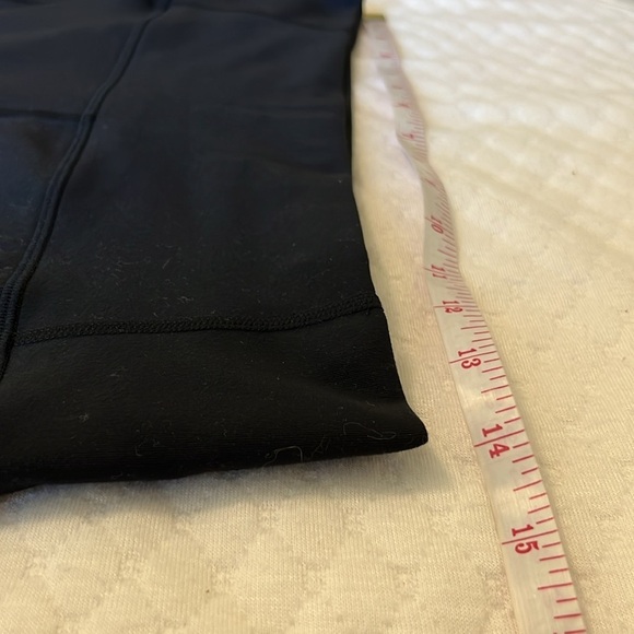 TWO Pairs of Size Large 7/8 Length Black Leggings - Picture 6 of 15